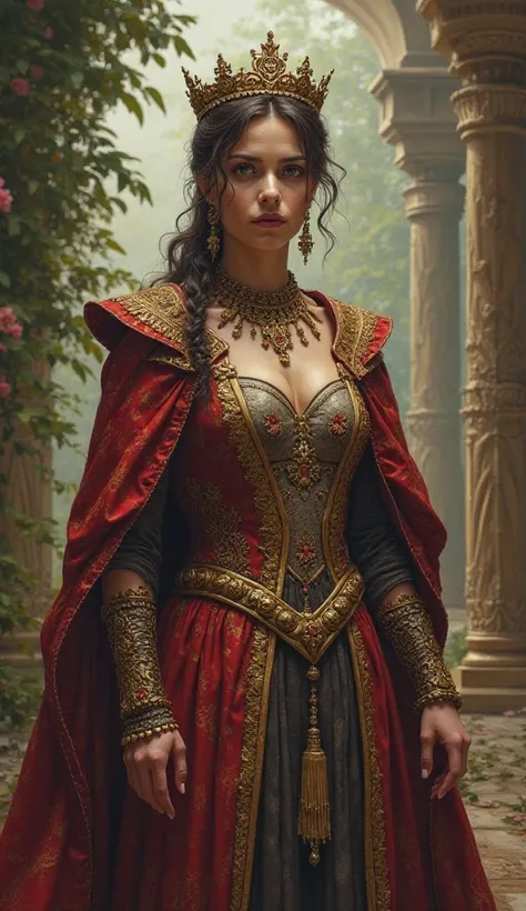 Queen, without wear necklace, full body