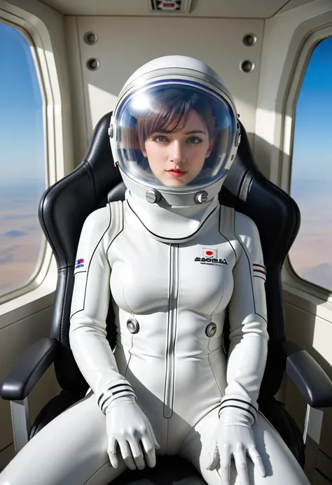  (plugsuit:1.15), , eva helm, , indoors,masterpiece, best quality, 1girl, solo, {{{very short hair:1.7}}}, pread legs, , , short hair, ,(upper body:1.2)space helmet, space helmet,eva helm, spacesuit , astronaut),, bubble helmet, space helmet, (1girl:1.1) w...