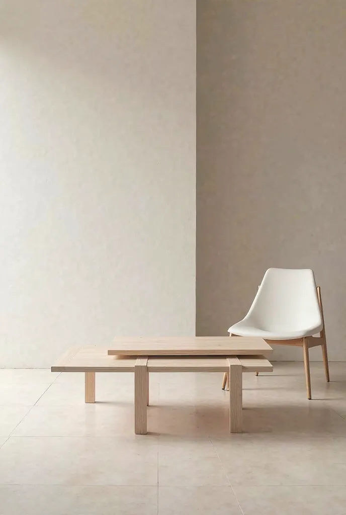 Take down the picture of a folding coffee table in a minimalist style