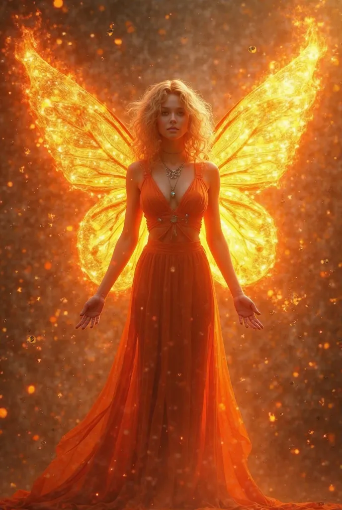 a woman with fire wings, goddess of light, the butterfly
goddess of fire, unreal engine, a goddess, stunning 3d render of a fairy,
rich colors, divine cosmic female power, cgsociety, stunning fantasy,
digital art fantasy art, cgi, 1024K