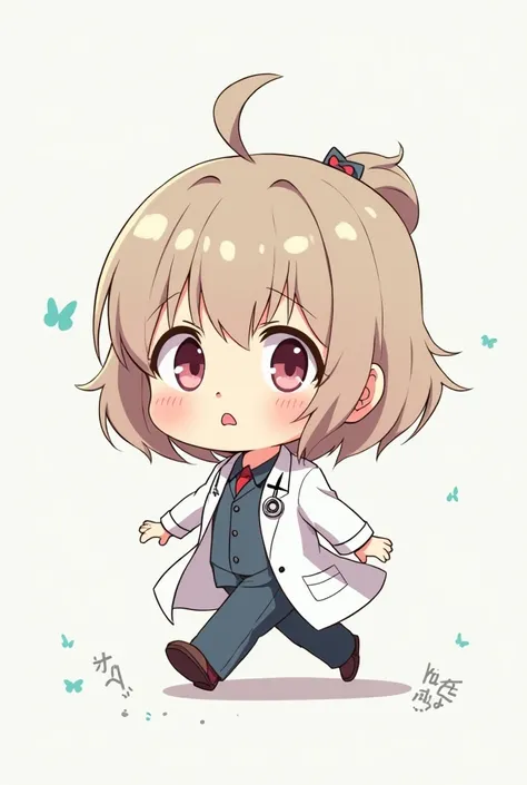 Chibi from Doctor Anime Seriously Who Is Walking