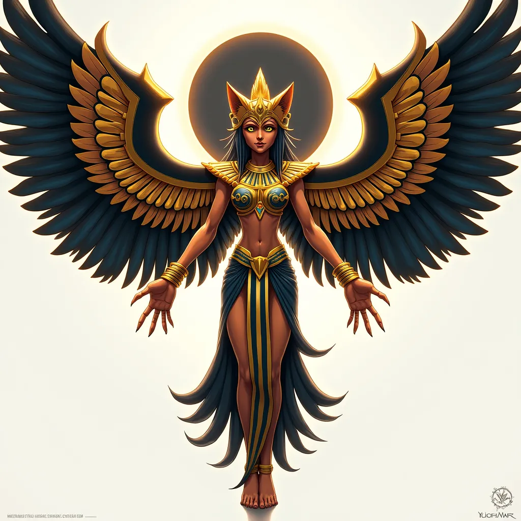 YU-GI-OH carte monstre, Sekhmet the Egyptian sun goddess in Yu-gi-oh Duel Monster anime painting style , anime YU-GI-OH Duel monster, Detailed image.