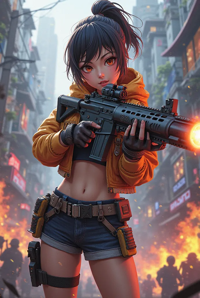 Anime shooter girl for free fire