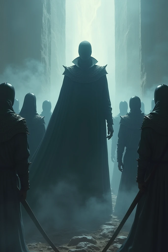 Faceless Shadow King with shadow soldiers like sun jin woo
