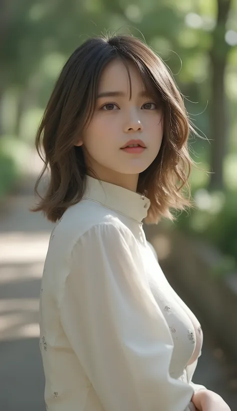 (masterpiece:1.2, Highest quality), realistic, (live-action, intricate details, depth of field,High-necked clothing), Open your lips, very detailed, perfect face, perfect body, Large-scale models,
mature woman, is tall, long legs,
Natural background blur