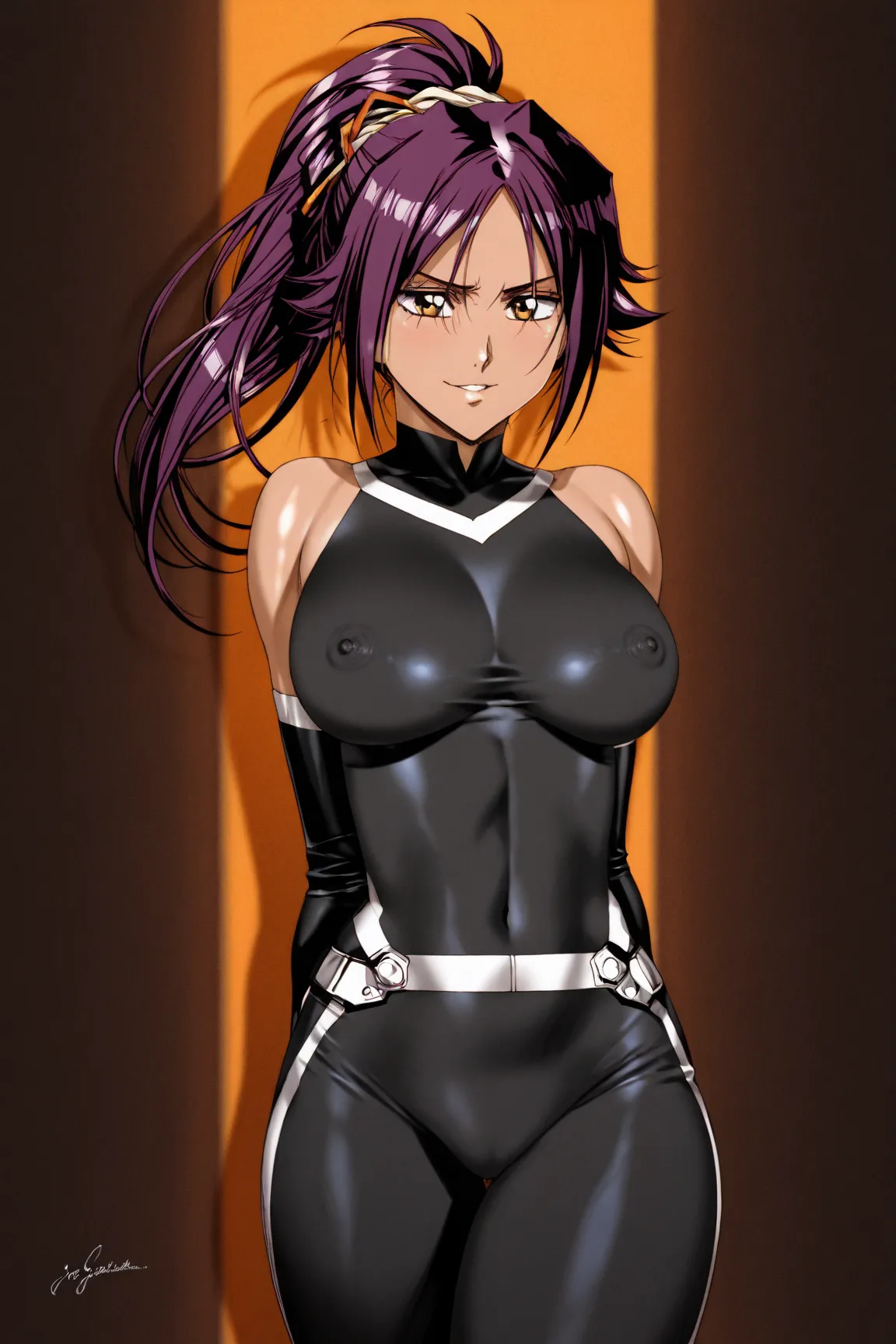 Urushihara_Style, bleach, anime, yoruichi