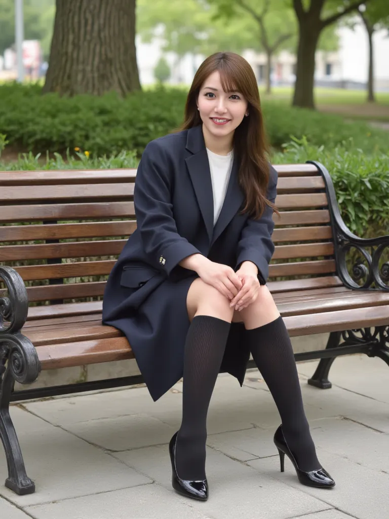 (  photorealism  :1.2), beautiful日本人モデルが恥ずかしい放屁の衝動を抑えている、39; thick legs, 3 women in uniform , 39;Office Worker Business Uniforms 、Bitter Smile and Stomach Pain 、 focus on raising hips、 spread legs slightly 。I can&#39;Don&#39;t hold your fart、I laugh.、Fart ...