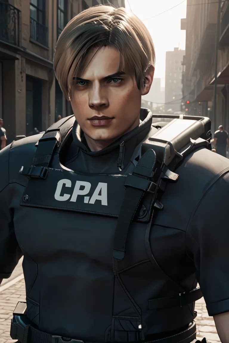 (High resolution CG), (  top quality ), (High resolution CG), (  top quality ), Backstreets,. Kennedy, SWAT Clothing,       Beautiful and attractive young man ,     muscular and toned   ,