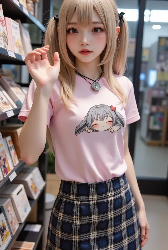  super realistic，Realistic， Dramatic Scene ， Shadow ，Full-area lighting。
alone，A Japanese Gothic age girl，jiraikei（Fragile Japanese girl style），very beautiful、 Very Cute Face ， Very Large Breasts ， revealing a slit ，Big Breasts，Slim Waist， Blonde Ponytail ...