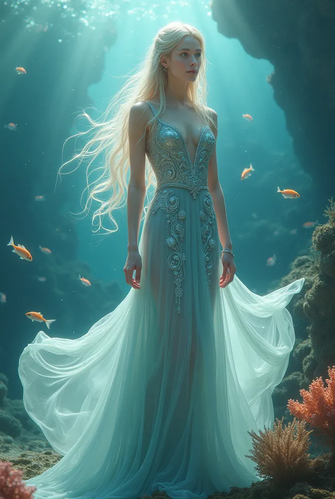 
Water queen dress, accurate