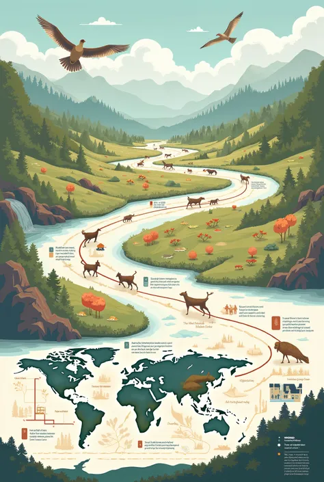 Infographic of the Species Route 