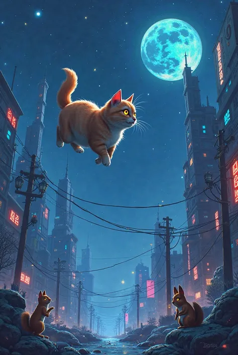  * Basics:
   * A cat that flies in the sky, Fantasy, colorful, exhaustiveな背景
   * unknown creatures that live in the deep sea, Illumination,  real , In the water
   * Cyberpunk squirrels, neon,  near future city, exhaustive
 * Add element :
   * A cat tha...