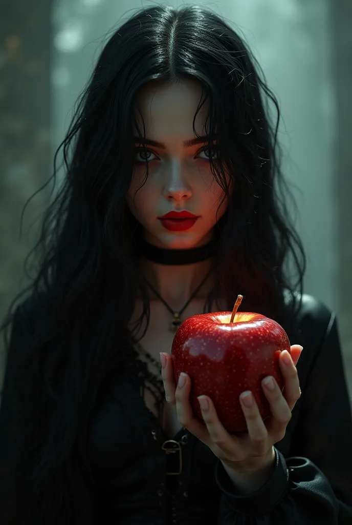 ((RAW Photo), absurd, (absurdresolution)), masterpiece, best quality, (Extremely detailed 8k unity CG wallpaper), (best illustration), (best shadow), Realistic lighting, beautiful detailed glow, ((21 years old)), girl, long black hair, black queen, accesso...