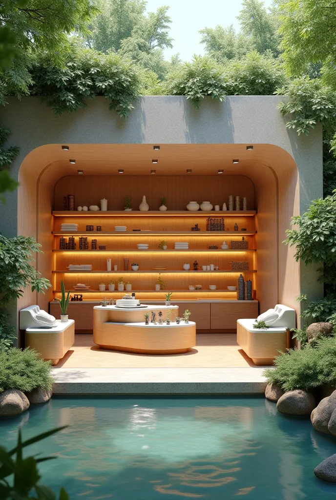 spa shop background