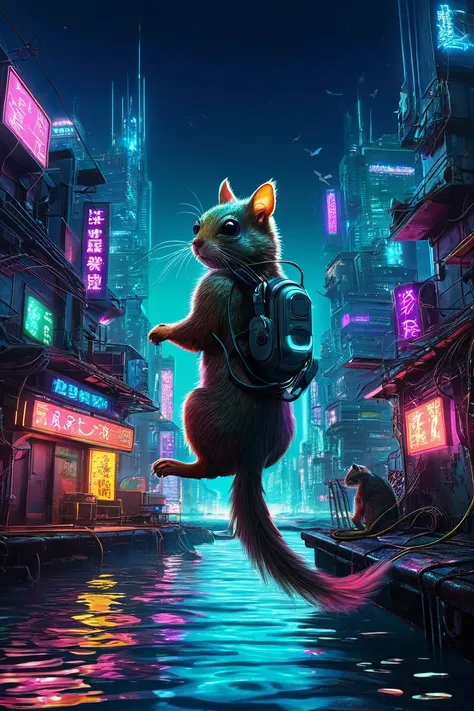  * Basics:
   * A cat that flies in the sky, Fantasy, colorful, exhaustiveな背景
   * unknown creatures that live in the deep sea, Illumination,  real , In the water
   * Cyberpunk squirrels, neon,  near future city, exhaustive
 * Add element :
   * A cat tha...