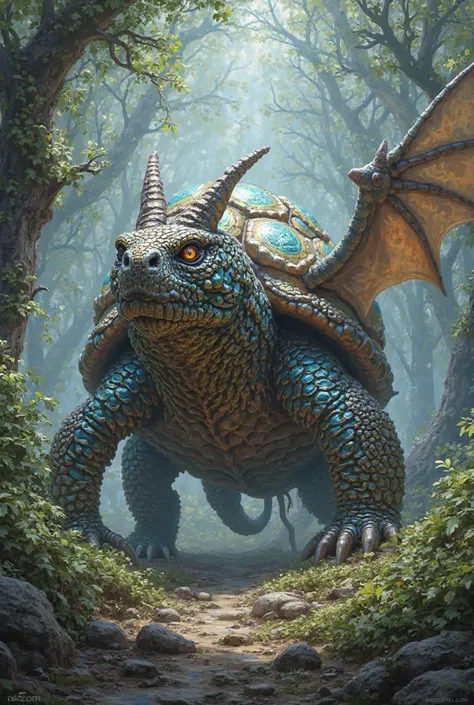 Turtle in the form of a dragon