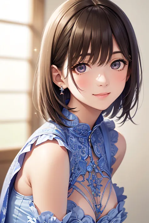 anegasaki nene, shiny brown short hair, beautiful brown eyes, smiling face, sparkling pupils, (fine grain), highly detailed eyes, highly detailed face, highly detailed eyes,, (masterpiece:1.2, best quality), ((only1 girl)), cowboy shot,cowboy shot,, 





...