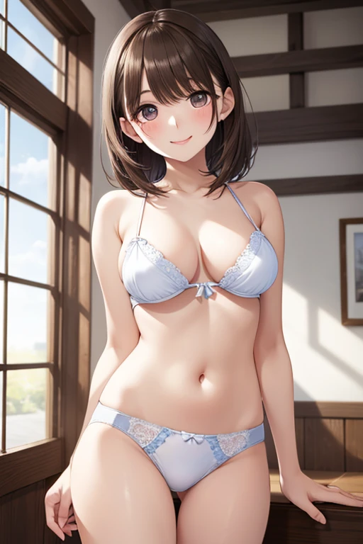 anegasaki nene, shiny brown short hair, beautiful brown eyes, smiling face, sparkling pupils, (fine grain), highly detailed eyes, highly detailed face, highly detailed eyes,, (masterpiece:1.2, best quality), ((only1 girl)), cowboy shot,cowboy shot,, 





...