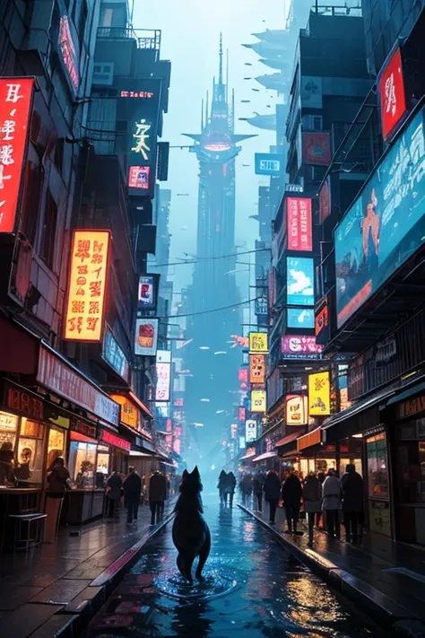  * Basics:
   * A cat that flies in the sky耳を付けた20代の日本人女性, Fantasy, colorful, exhaustiveな背景
   * unknown creatures that live in the deep sea, Illumination,  real , In the water
   * Cyberpunk squirrels, neon,  near future city, exhaustive
 * Add element :
...