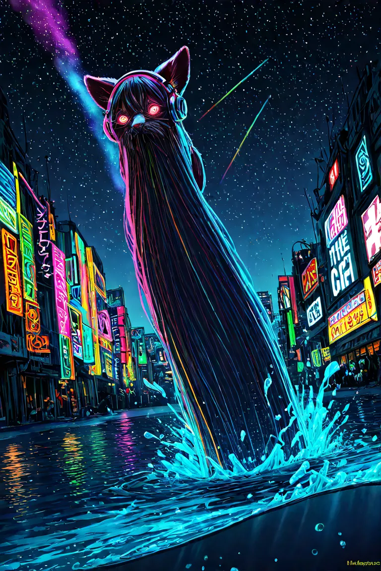  * Basics:
   * Japanese woman in her 20s wearing flying cat ears, Fantasy, colorful, exhaustiveな背景
   * unknown creatures that live in the deep sea, Illumination,  real , In the water
   * Cyberpunk squirrels, neon,  near future city, exhaustive
 * Add el...