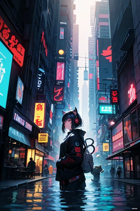  * Basics:
   * Japanese woman in her 20s wearing flying cat ears, Fantasy, colorful, exhaustiveな背景
   * unknown creatures that live in the deep sea, Illumination,  real , In the water
   * Cyberpunk squirrels, neon,  near future city, exhaustive
 * Add el...