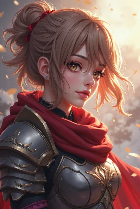 a close shot of a person， he wears a sword and armor , Yang J Concept Art,  Pixiv Contest Winner ,  fantastic art , Armor Girl, gorgeous Female Paladin, Female Paladin, picture of Female Paladin,  Fantasy Paladin Woman ,  anime fantasy illustration , anime...