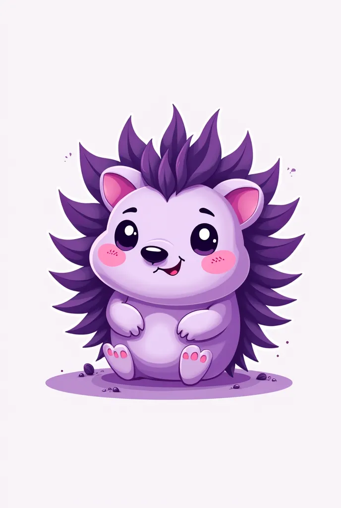 Violet hedgehog logo