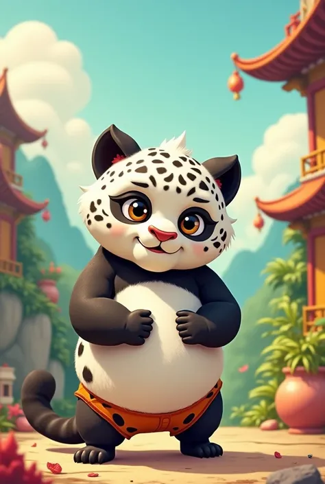  tai lung cute cartoon image