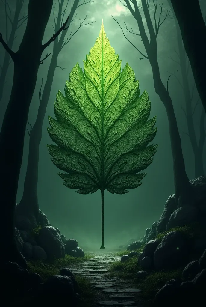  leaf village, symbol, dark