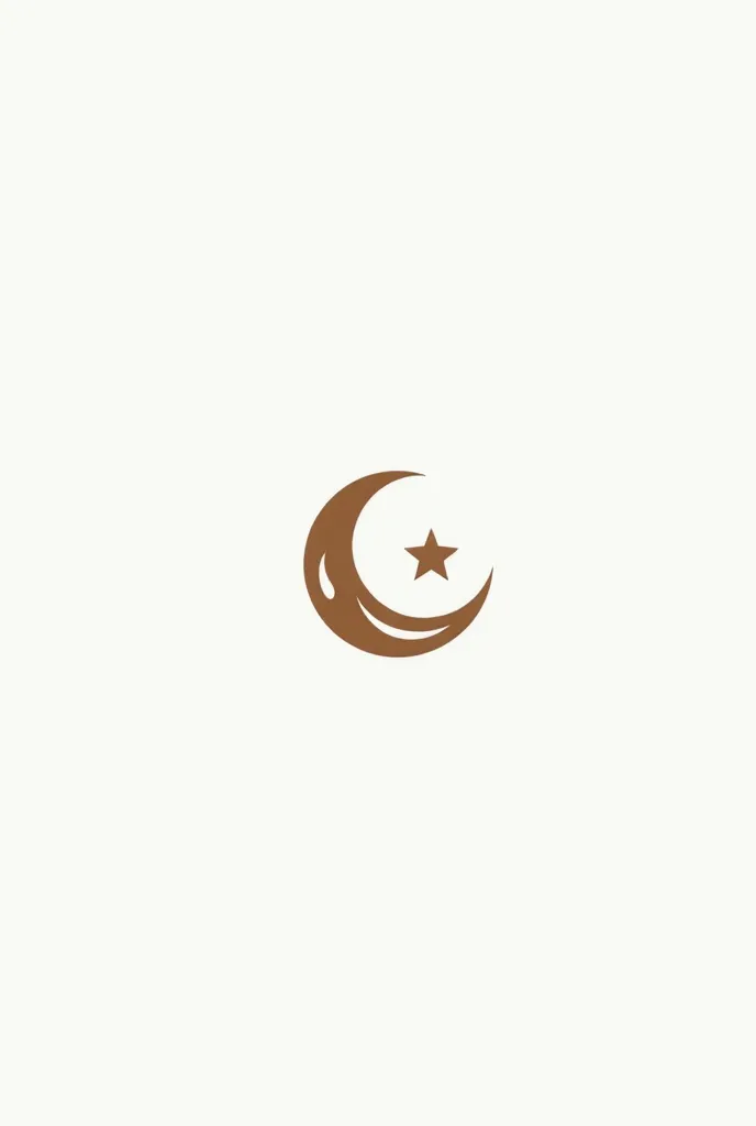 Logo medical clinc for doctor Ahmed Khairi Alani in style islamic ramadan crescent moon