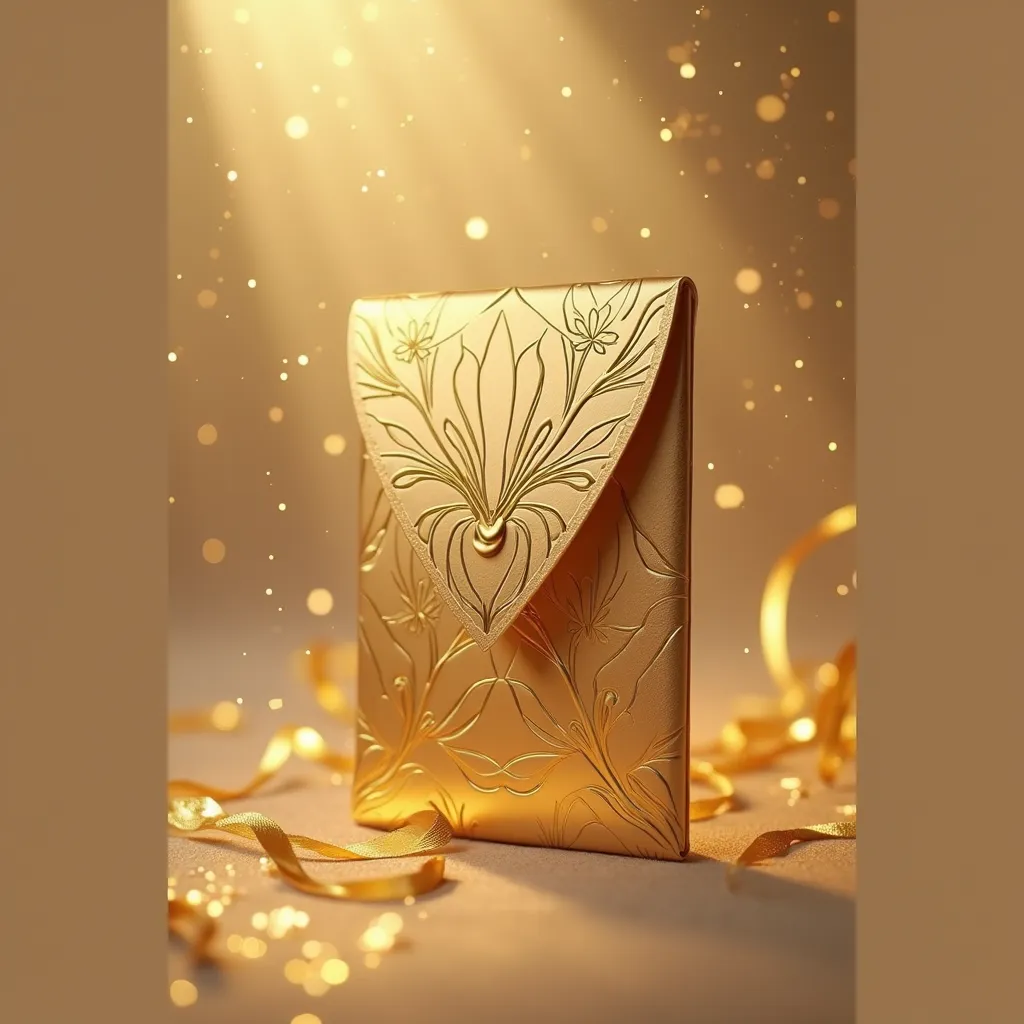 Images of a golden envelope full image 