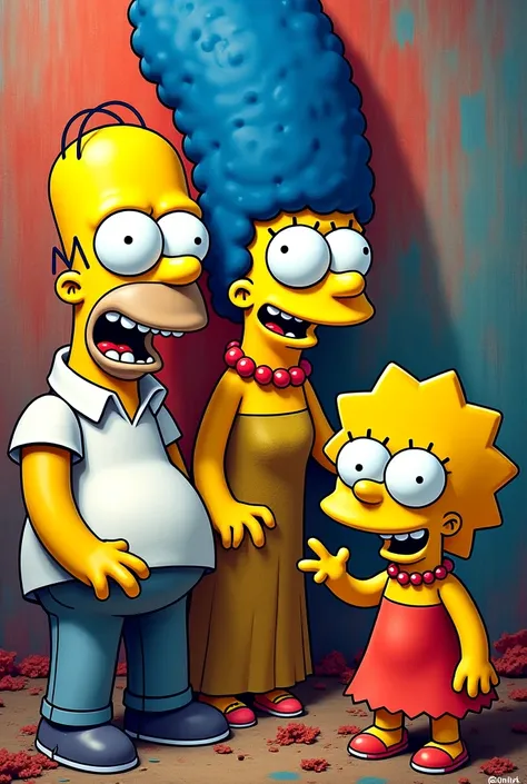 Cartoon simpson kurwa