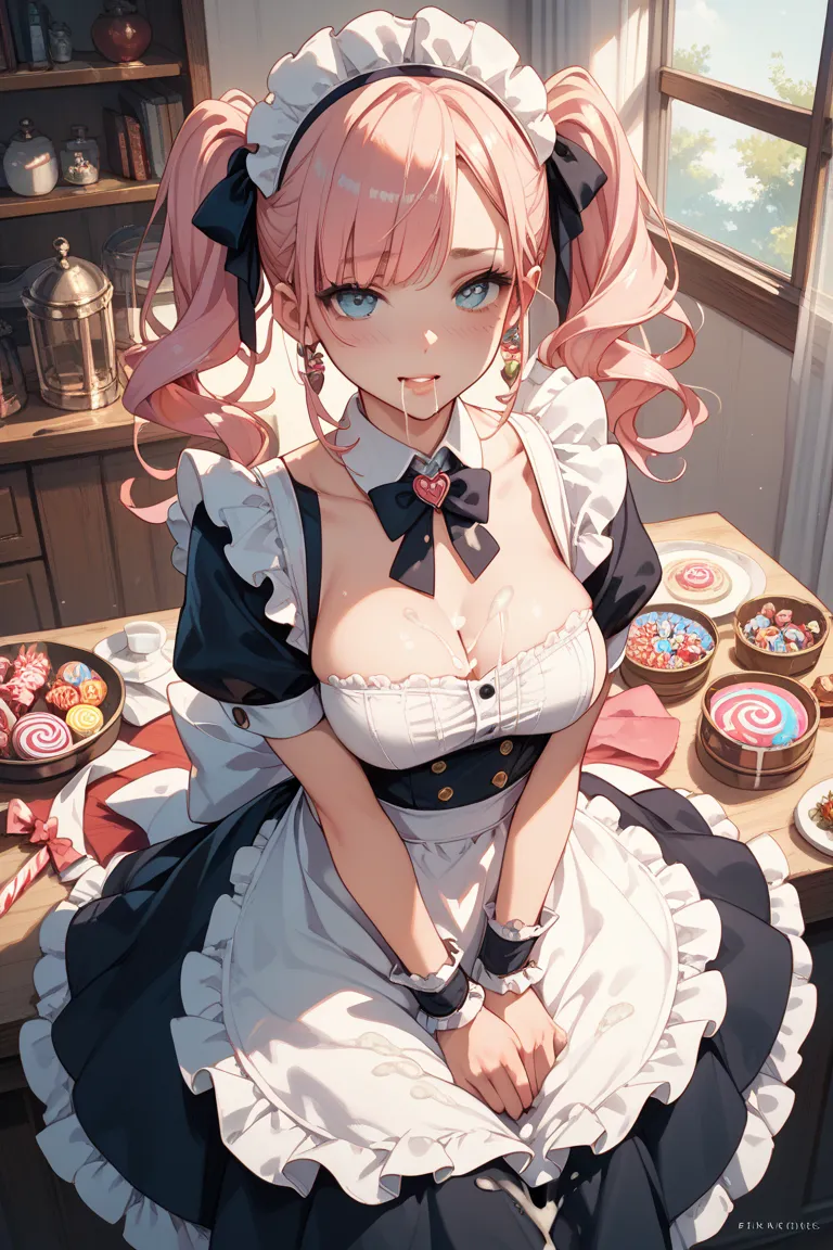 Cum on candy girl maid outfit
