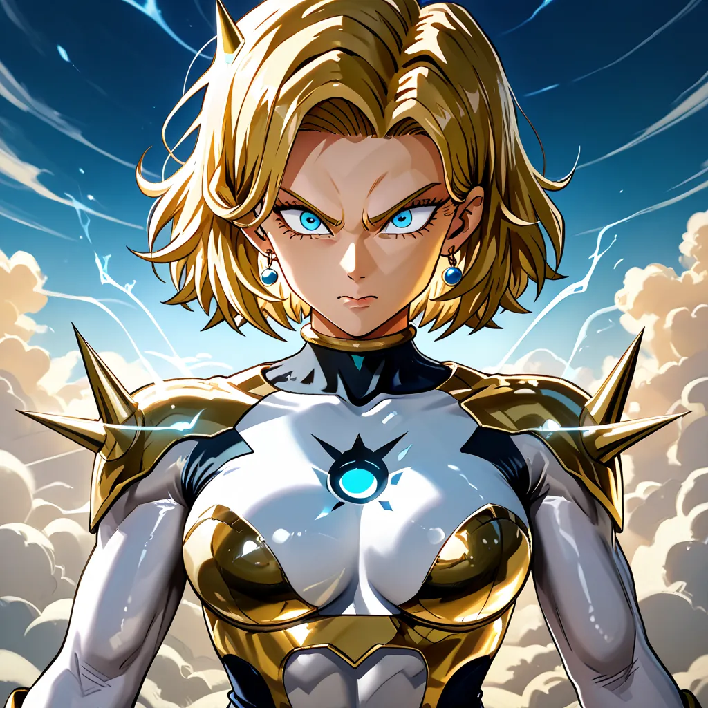 Super Saiyan Girl 4 white 