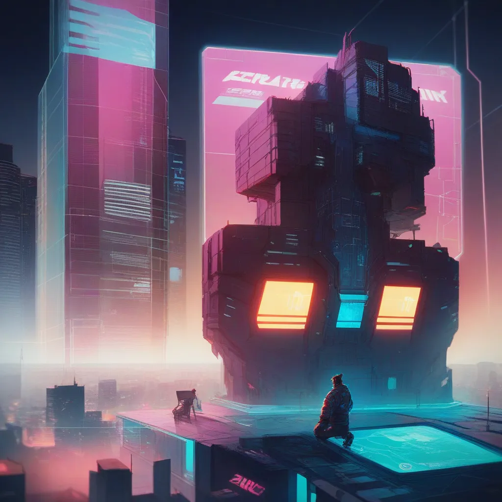 cyberpunk city, (((no characters, empty, just the city)))