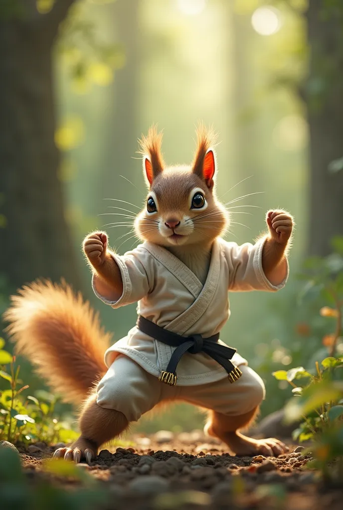 Squirrel karate 