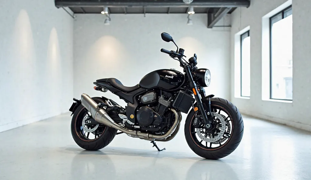 Buell Motorcycles black full front showroom mein