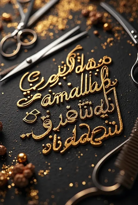 
"Ramadan Mubarak" will be written, designed with scissors and combs. Luxury vibes, Salon 




