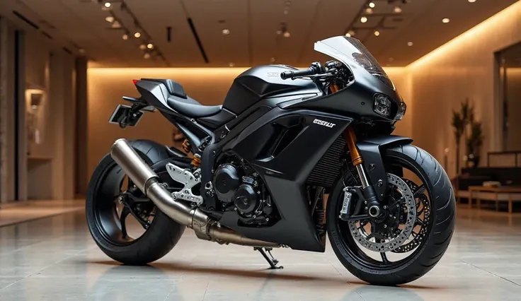 Buell Motorcycles black   side    showroom mein