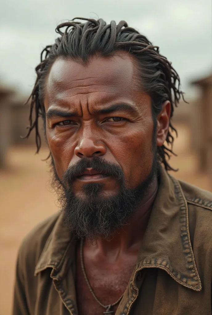 A poor african man looks like leonardo dicaprio