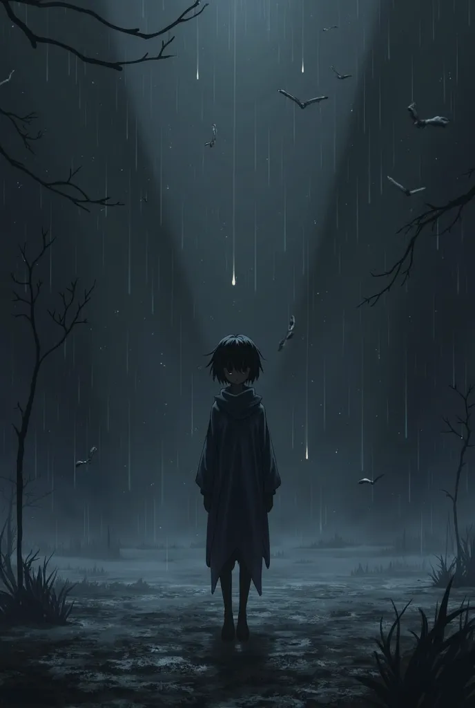 Best Mobile Phone Wallpapers, anime. The theme is loneliness and dark tones