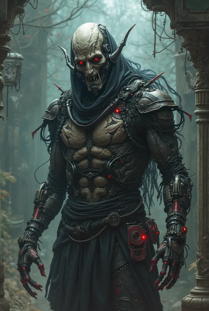 I want a cyborg vampire for a Dungeons and Dragons campaign 