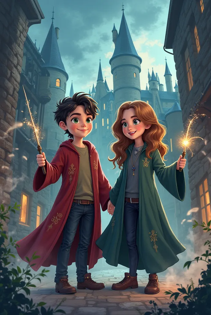 Ivan e Larissa em Harry Potter 
