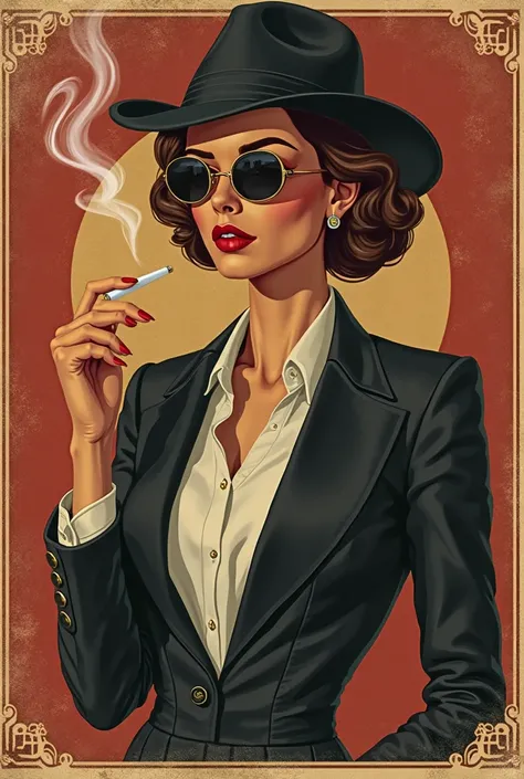 A poster for promoting cigarettes 