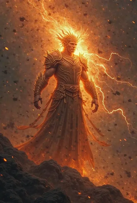 Zephirion, the Storm that Strikes. He was neither fire nor star, but something in between. A flash in the dark, a fury that never rested. He did not burn. He did not endure. He shattered the silence, carving light into the abyss with every bolt.