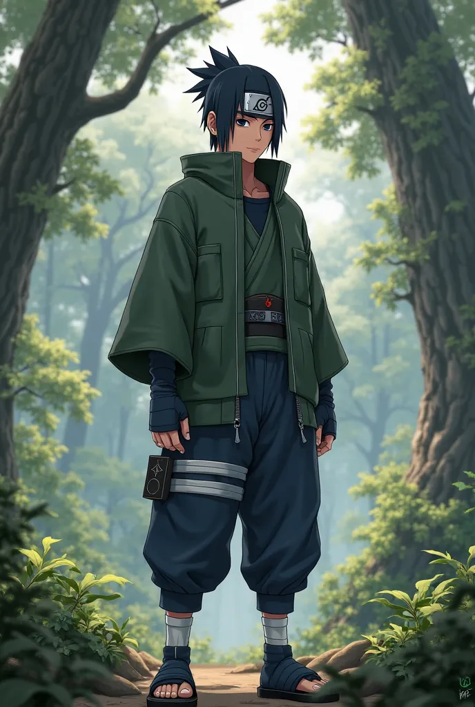 The same thing but with a Konoha Ninja outfit