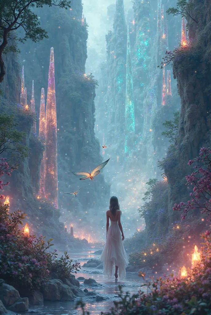 Magical fairy-tale supernatural mystical landscape