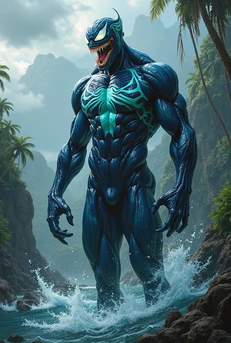 Panama as Venom – Image Note

The image presents Venom Panama, a symbiote infused with the essence of the tropics and the legendary Panama Canal. Unlike the traditional dark Venom, this version is a mix of deep ocean blue and vibrant turquoise, reflecting ...