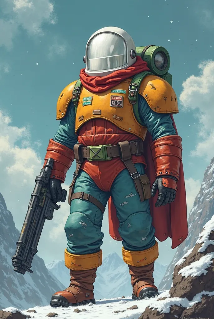 finn from adventuretime as spacemarine