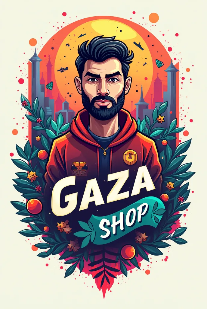 Discord server Logo With the Name Gaza Shop